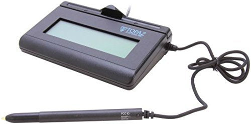 TOPAZ Topaz T L462 HSB R SIGNATUREGEM LCD 1X5 USB Signature Capture Pad (Renewed, Black, Small, Windows, macOS, E-Signature)