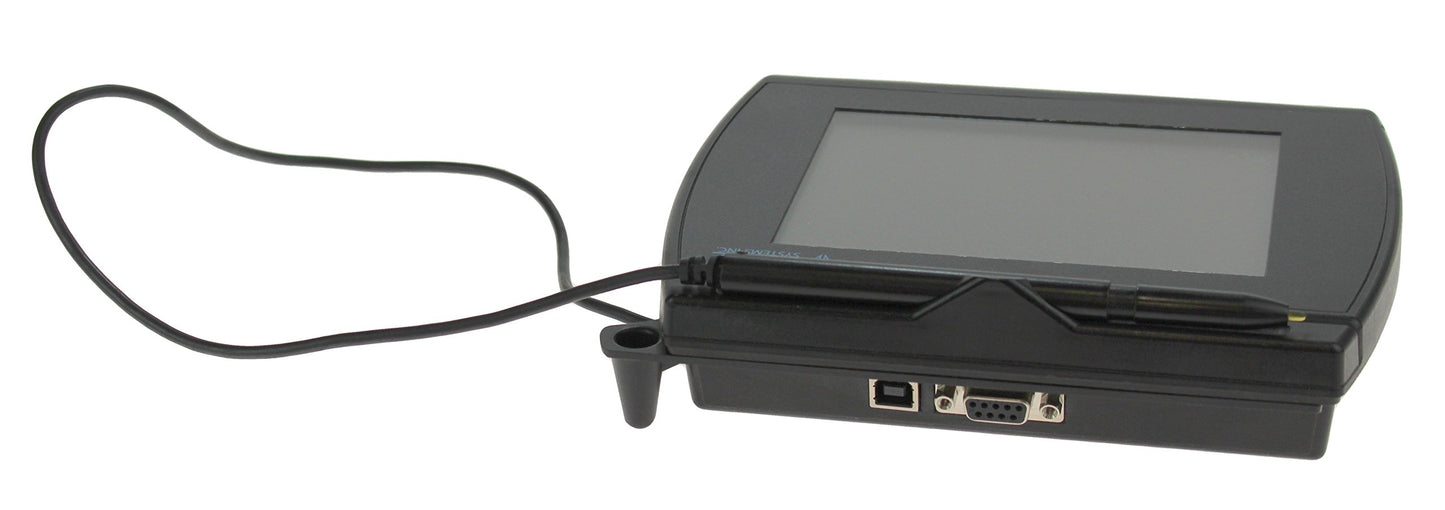 RENEWED Topaz T-LBK766SE-BHSB-R SignatureGem LCD 4x5 SE Signature Pad – Dual Serial/USB, Includes SigPlus Software – Electronic Signature Capture Device