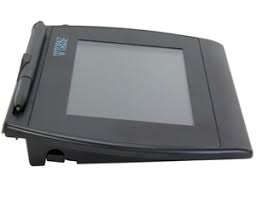 RENEWED Topaz T-LBK766SE-BHSB-R SignatureGem LCD 4x5 SE Signature Pad – Dual Serial/USB, Includes SigPlus Software – Electronic Signature Capture Device