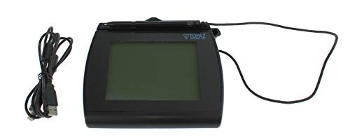 RENEWED Topaz T-LBK766SE-BHSB-R SignatureGem LCD 4x5 SE Signature Pad – Dual Serial/USB, Includes SigPlus Software – Electronic Signature Capture Device