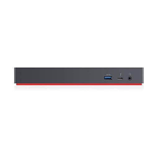 RENEWED Lenovo ThinkPad Thunderbolt 3 Dock Gen 2 (40AN0135US) – 135W Power, Dual 4K UHD Support, 2 HDMI, 2 DisplayPort, USB-C, USB 3.1 – Black