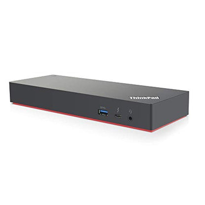 RENEWED Lenovo ThinkPad Thunderbolt 3 Dock Gen 2 (40AN0135US) – 135W Power, Dual 4K UHD Support, 2 HDMI, 2 DisplayPort, USB-C, USB 3.1 – Black
