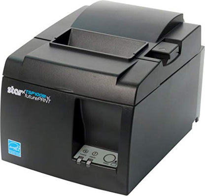 RENEWED Star Micronics TSP143IIILAN Thermal Receipt Printer – Ethernet (LAN), Auto-Cutter, Internal Power Supply – Gray
