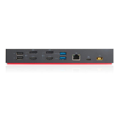 RENEWED Lenovo ThinkPad Hybrid Dock (40AF0135US) – USB-C with USB-A Compatibility, Dual 4K Display Support, 135W Power Adapter – Universal Docking Station (US Version)