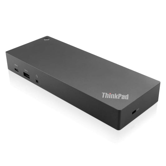 RENEWED Lenovo ThinkPad Hybrid Dock (40AF0135US) – USB-C with USB-A Compatibility, Dual 4K Display Support, 135W Power Adapter – Universal Docking Station (US Version)