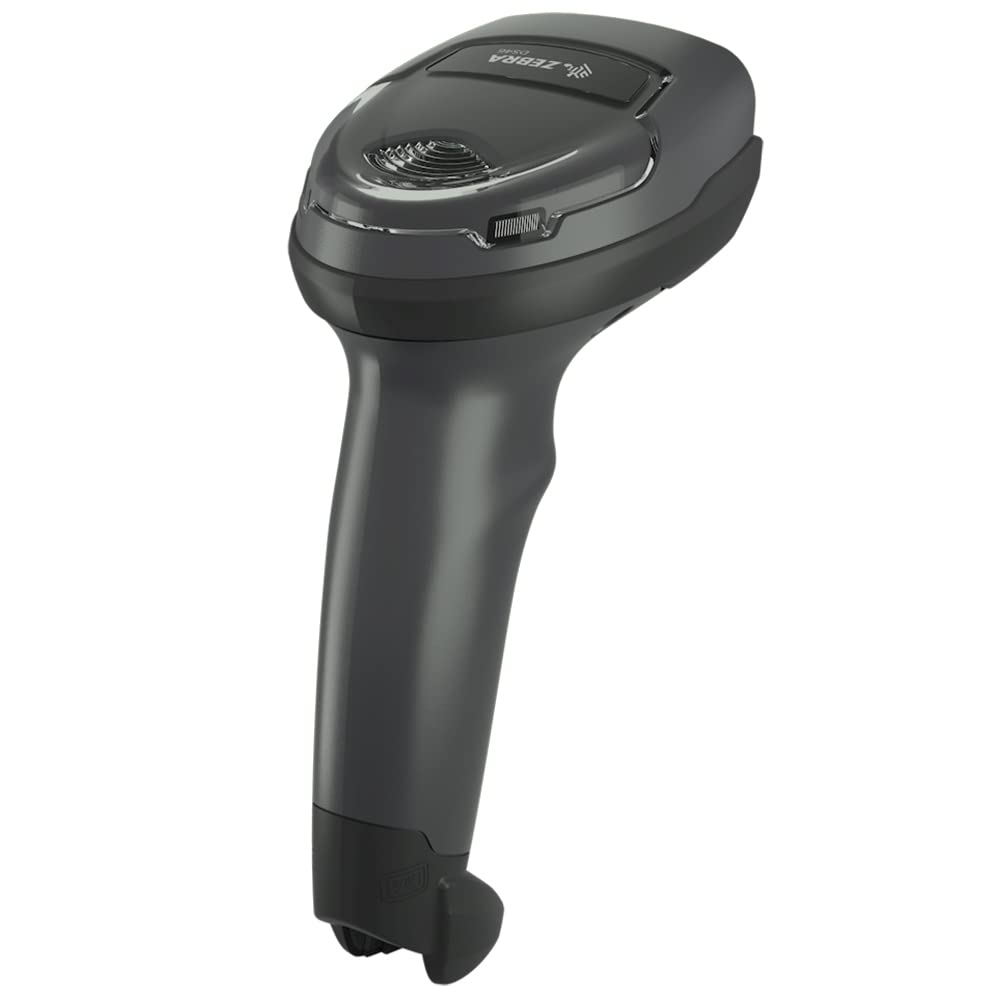 Renewed Zebra DS4608-SR Standard Range 1D 2D Handheld Barcode Scanner QR Wired USB Imager Black Corded Screen Code Reader for POS System - JTTANDS (Renewed)
