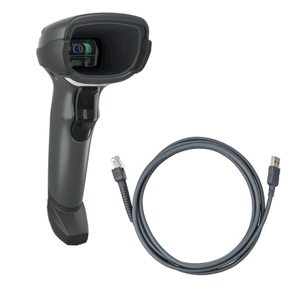 Renewed Zebra DS4608-SR Standard Range 1D 2D Handheld Barcode Scanner QR Wired USB Imager Black Corded Screen Code Reader for POS System - JTTANDS (Renewed)